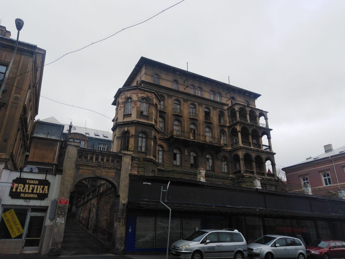 Děčín a starý hotel na Teplické… (Tetschen–Bodenbach))