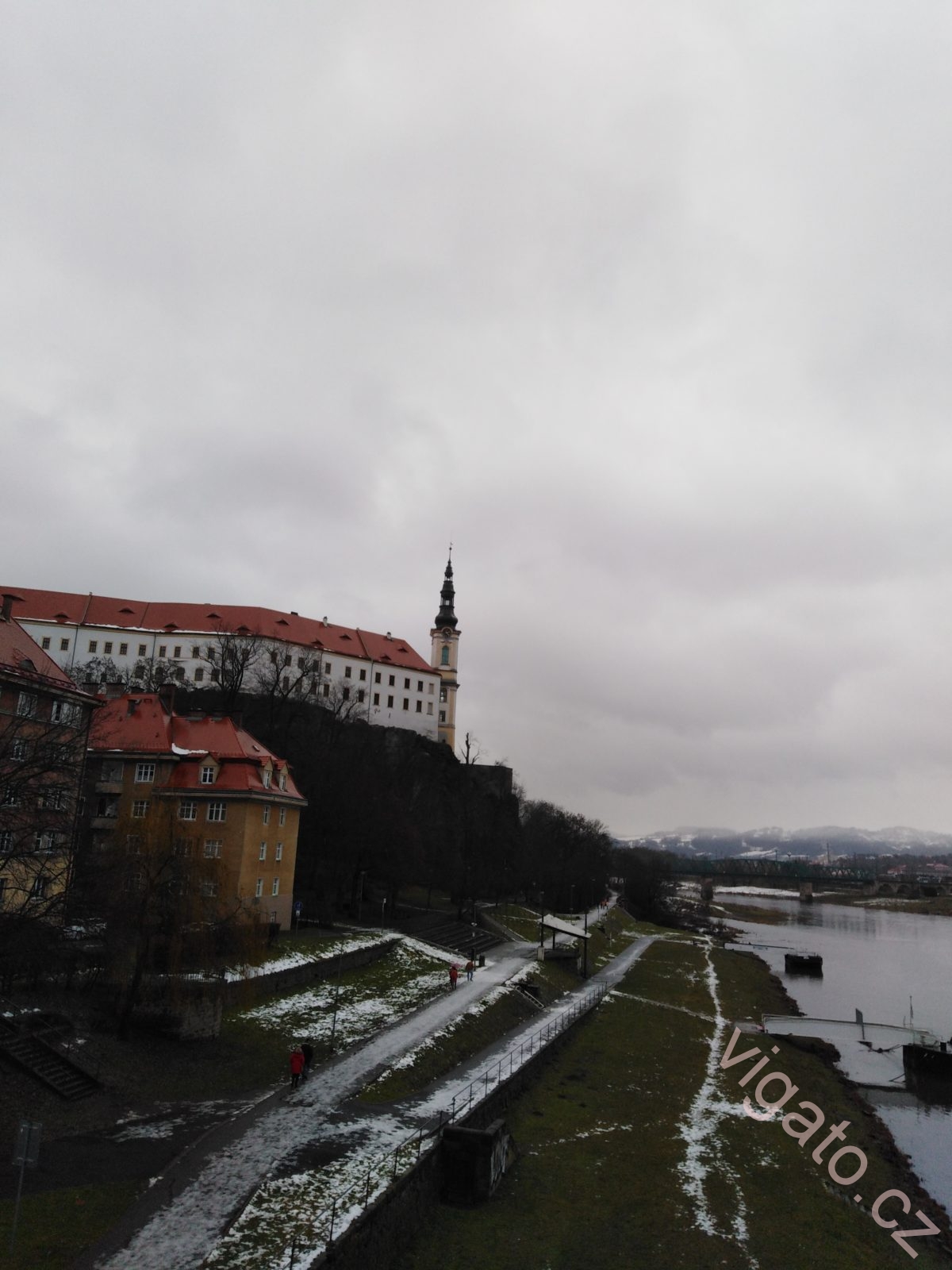 Kolem děčínského zámku, konec ledna 21