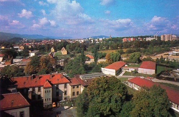 Česká Lípa 1984 od staré nemocnice