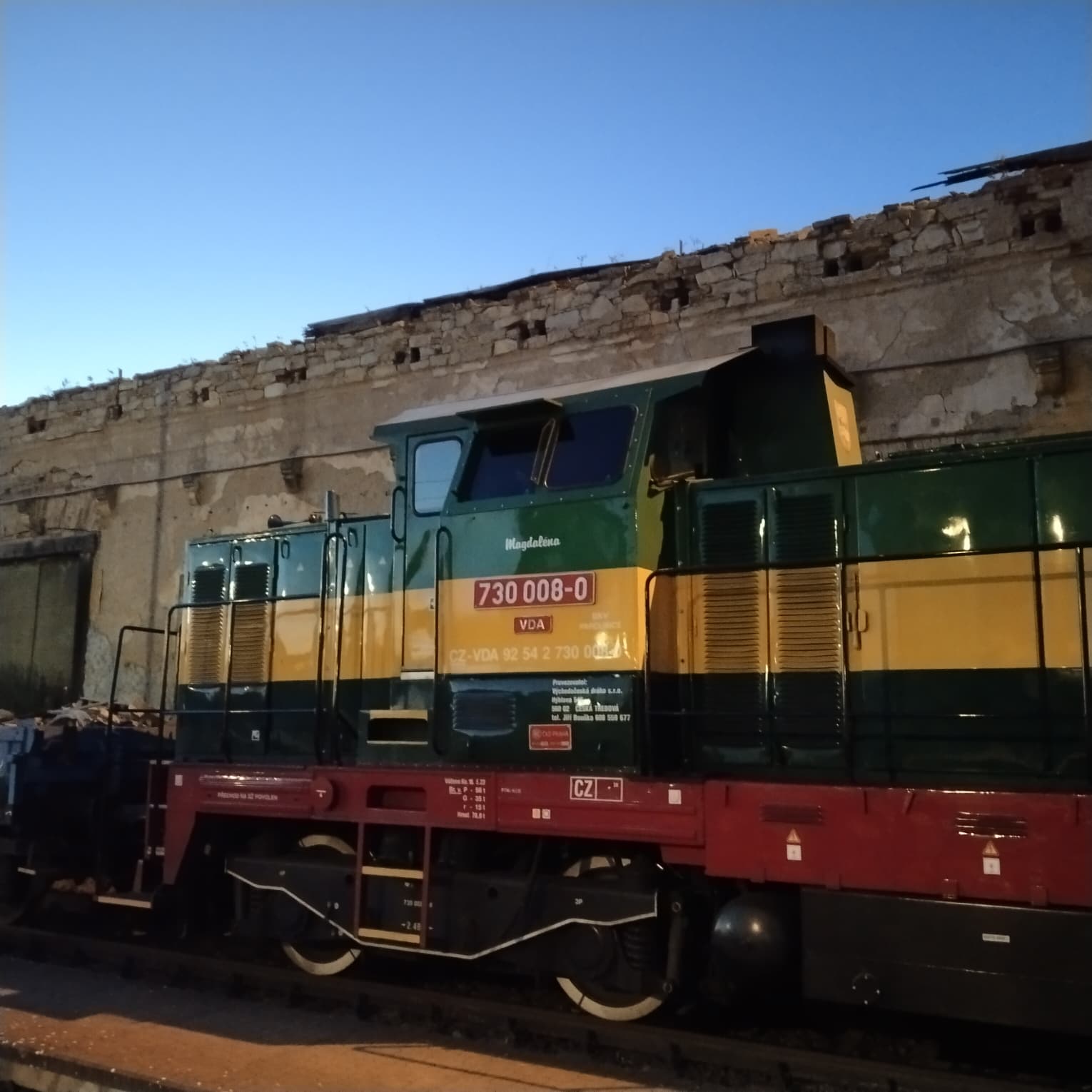 Bohušovice dotované stavby s vlaky